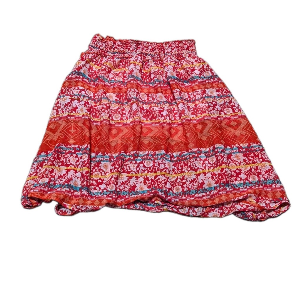 A Byer Stunning Casual Spring Floral Allover Printed Skirt Medium